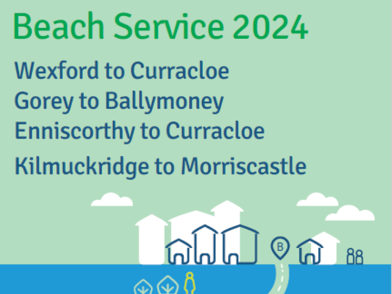 Local Link Summer Beach buses details and timetables Wexford County Council